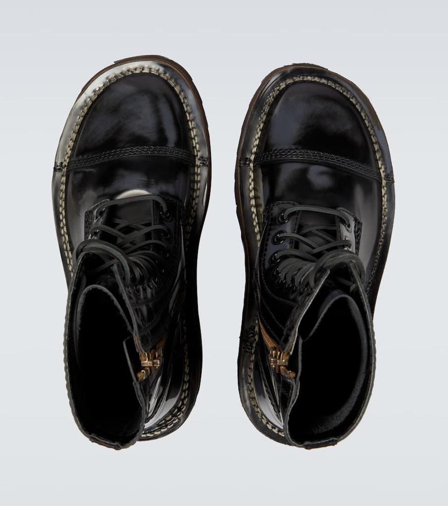 皮革厚底靴商品第4张图片规格展示