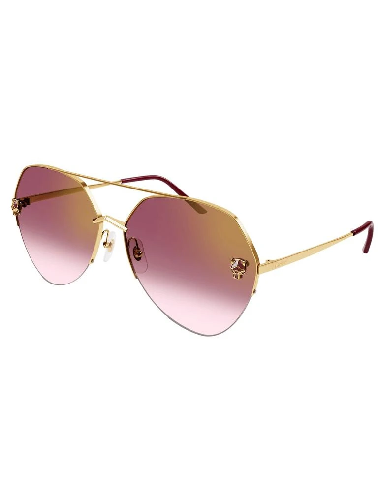 商品Cartier|Cartier Aviator Frame Sunglasses,价格¥6826,第2张图片详细描述