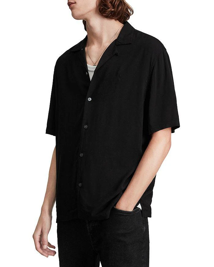 商品ALL SAINTS|Venice Relaxed Fit Button Down Camp Shirt,价格¥1120,第4张图片详细描述