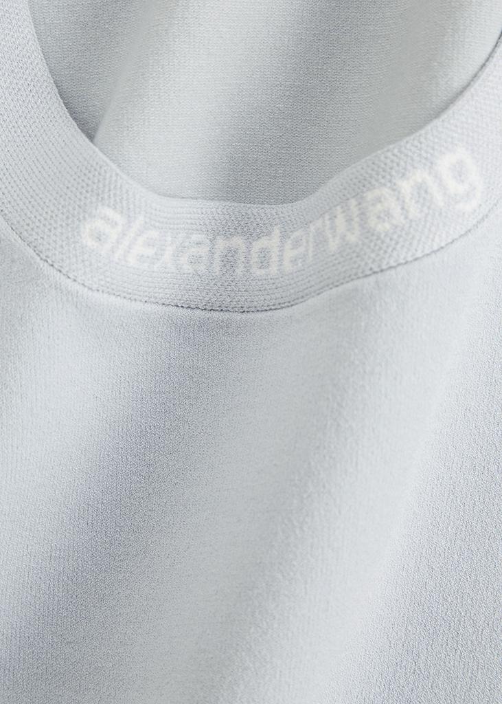 商品Alexander Wang|Blue logo stretch-knit top,价格¥2672,第7张图片详细描述