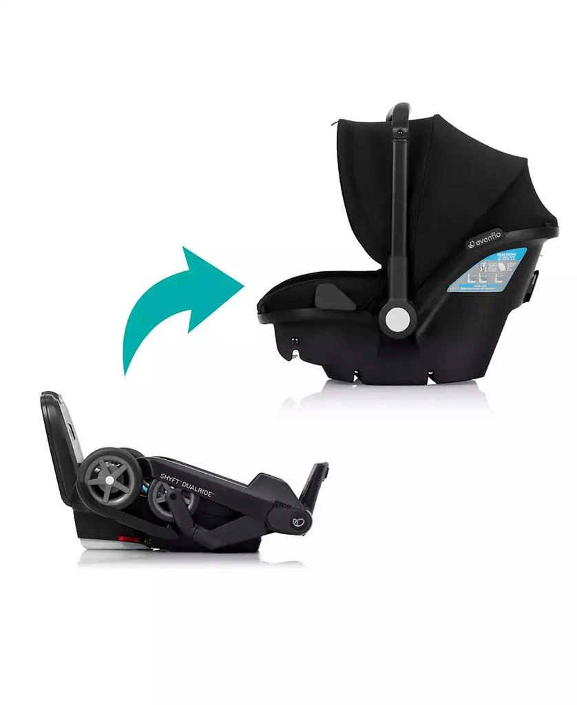 商品Evenflo|Shyft Dualride Infant Car Seat and Stroller Combo,价格¥3739,第5张图片详细描述