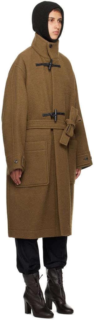 商品Lemaire|Brown Toggle Coat,价格¥11622,第2张图片详细描述