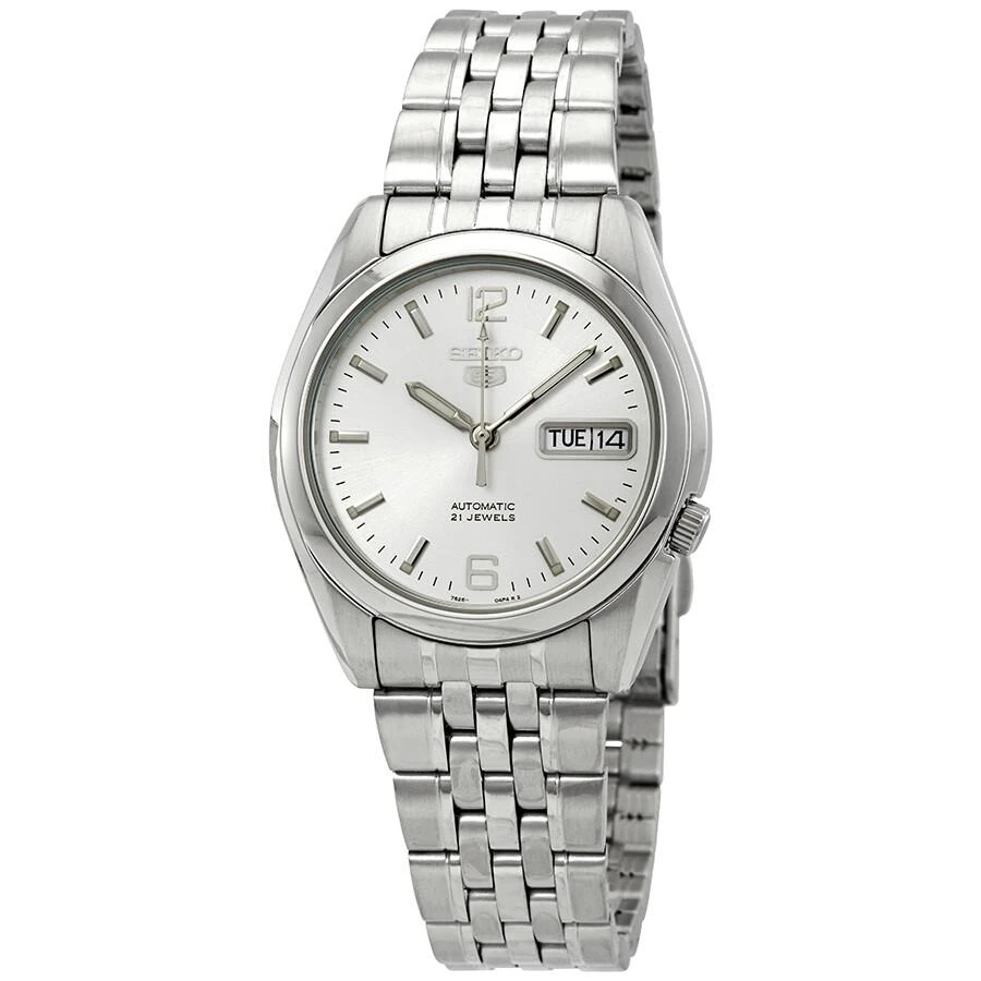 商品Seiko|Series 5 Automatic White Dial Men's Watch SNK385,价格¥850,第1张图片