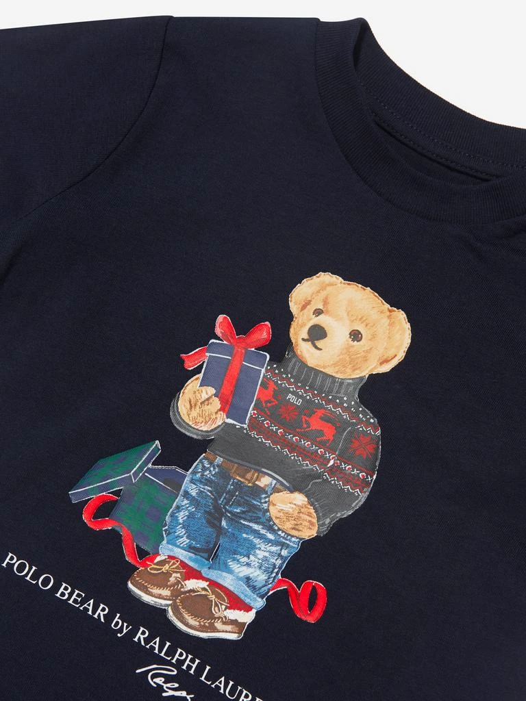 商品Ralph Lauren|Baby Boys Bear T-Shirt in Navy,价格¥433,第3张图片详细描述