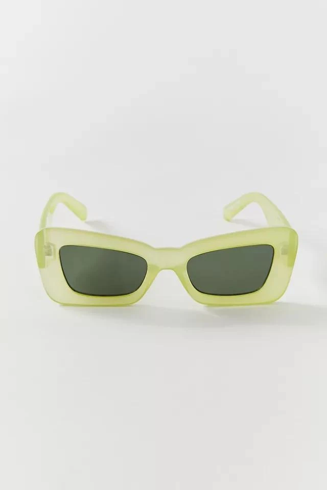 商品Urban Outfitters|Kittie Angled Rectangle Sunglasses,价格¥38,第1张图片