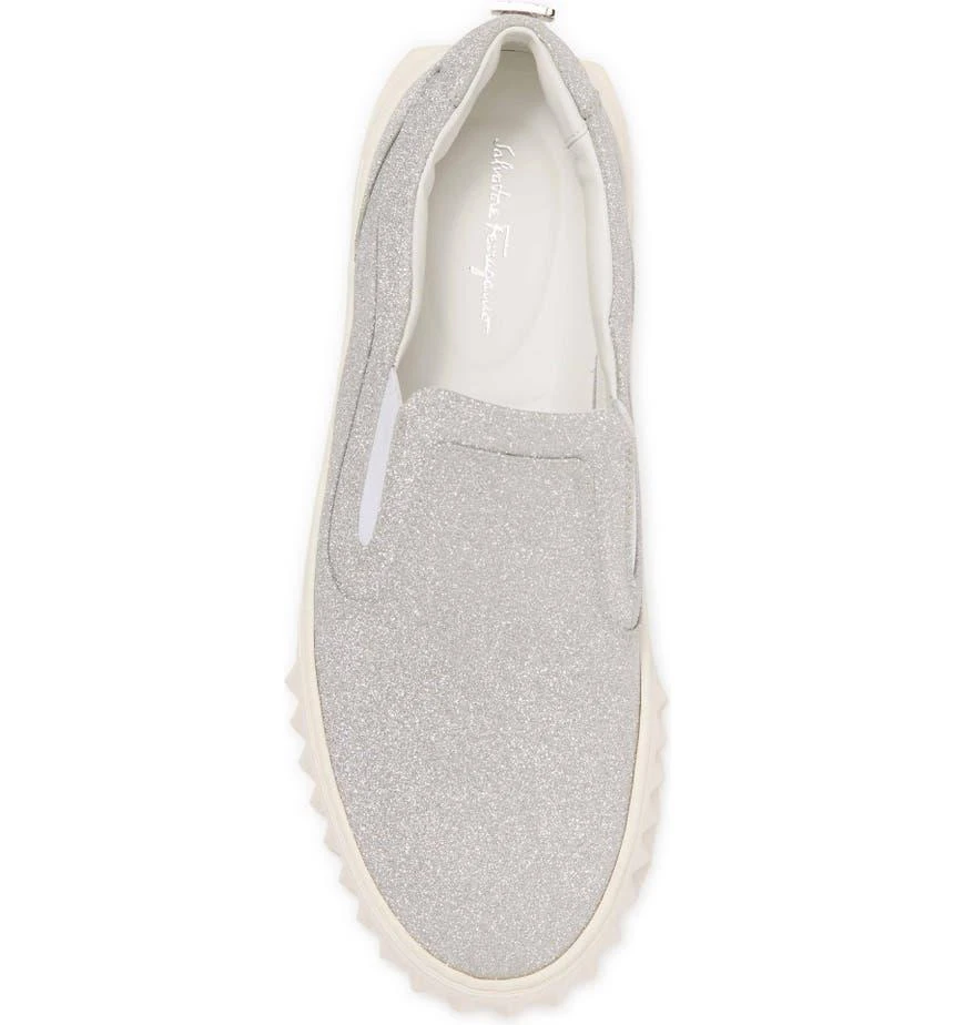 商品Salvatore Ferragamo|Salvatore Ferragamo Glitter Slip-On Sneaker,价格¥1927,第4张图片详细描述