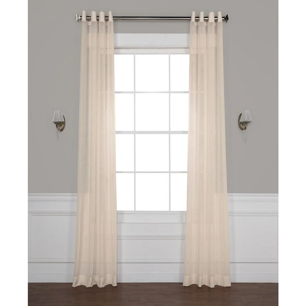 商品Exclusive Fabrics & Furnishings|Grommet Sheer Curtain Panel,价格¥210,第1张图片