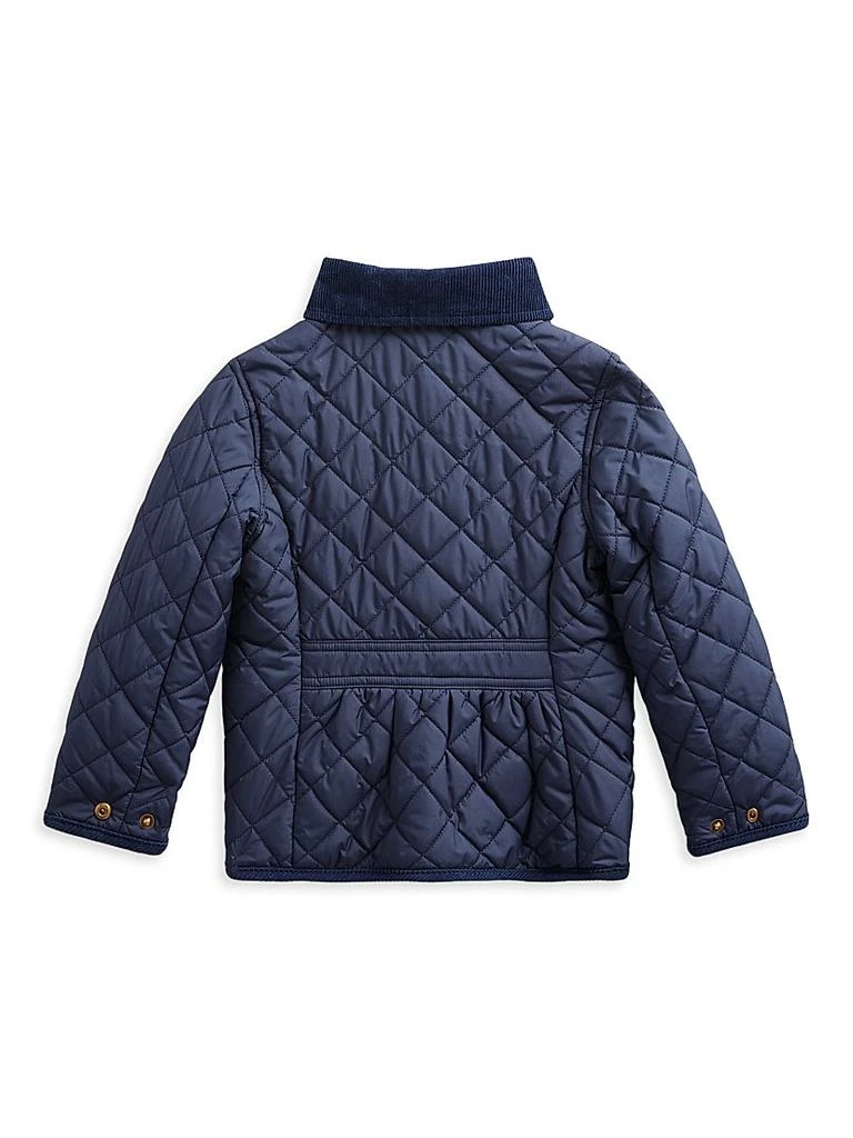商品Ralph Lauren|Little Girl's & Girl's Quilted Hooded Jacket,价格¥695,第3张图片详细描述
