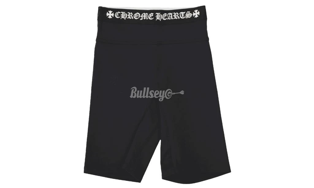 商品Chrome Hearts|Chrome Hearts Black Nylon Biker Shorts,价格¥2622,第1张图片