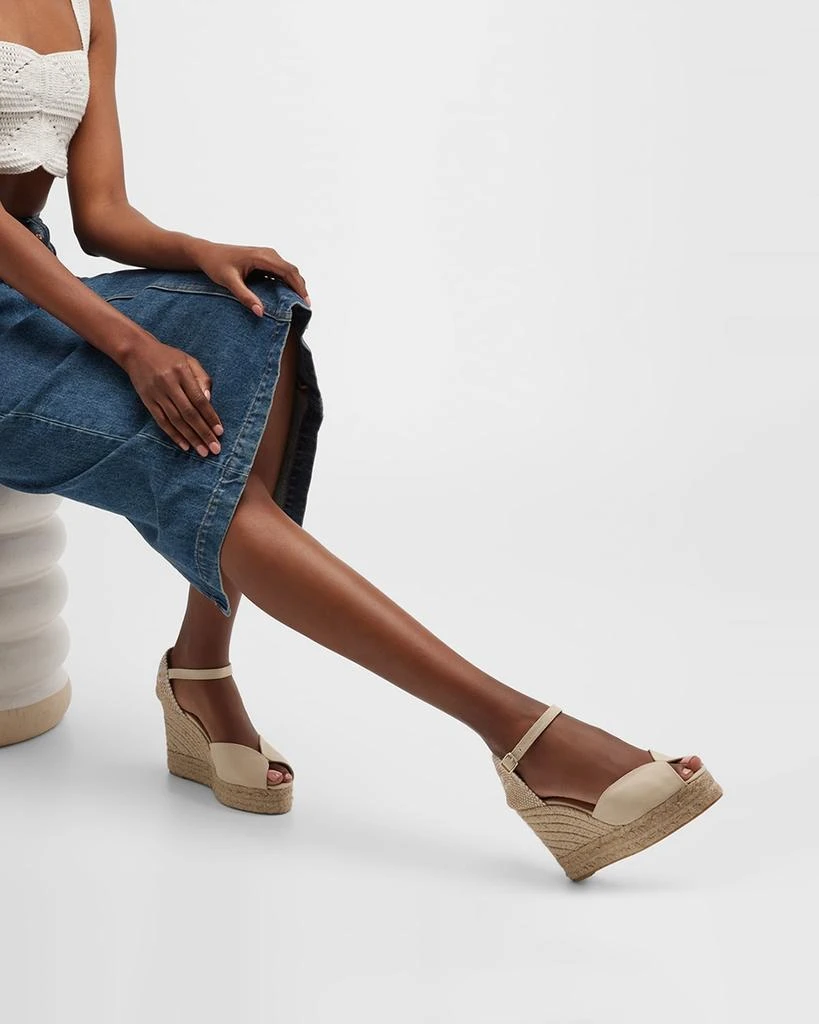 商品Castaner|Bianca Canvas Ankle-Strap Espadrille Sandals,价格¥749,第2张图片详细描述