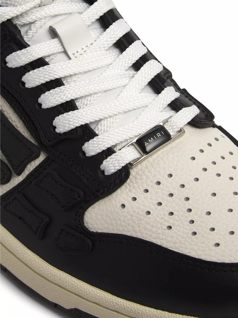 商品AMIRI|Skel-Top Low Leather Sneakers,价格¥4412,第5张图片详细描述