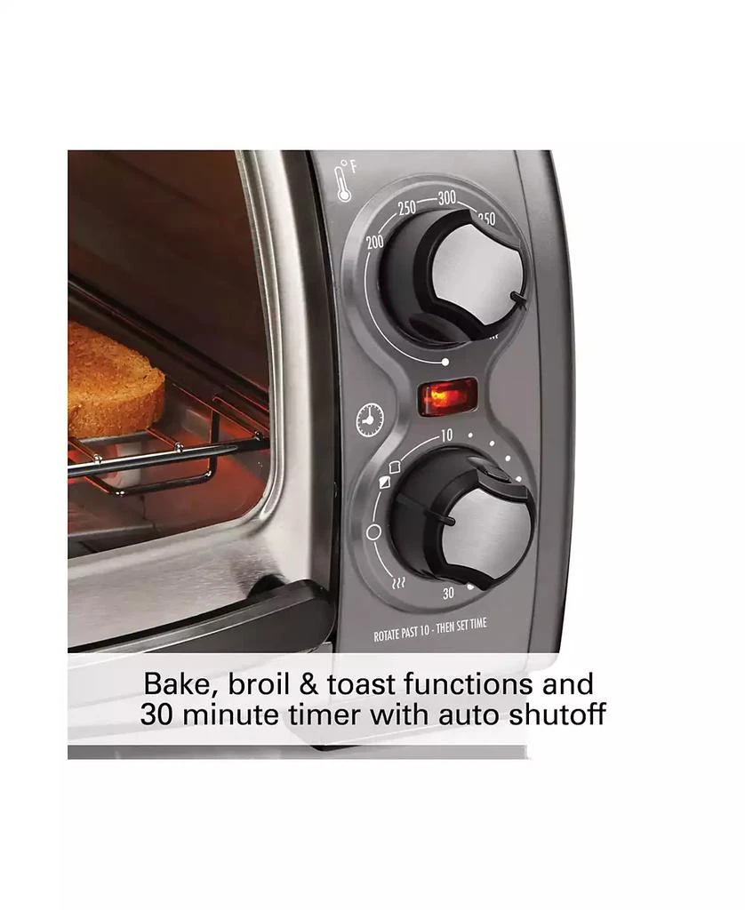 商品Hamilton Beach|Easy Reach™ Toaster Oven - 31334,价格¥488,第5张图片详细描述