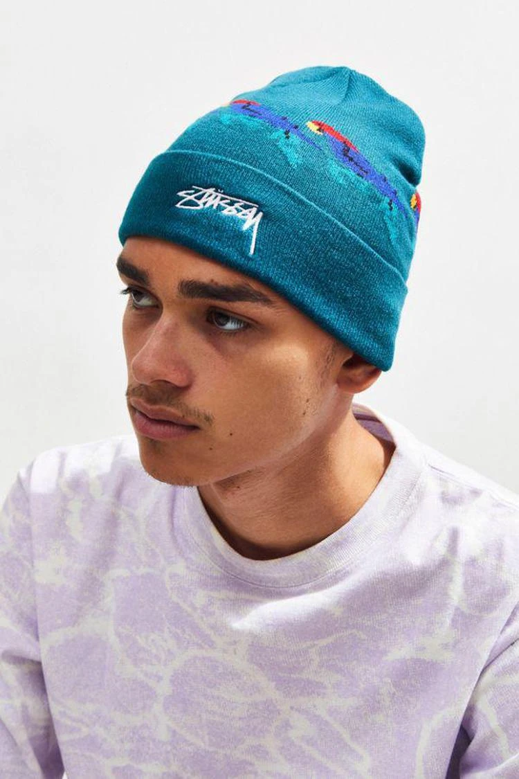 商品STUSSY|Stussy Parrot Cuff Beanie,价格¥152,第2张图片详细描述