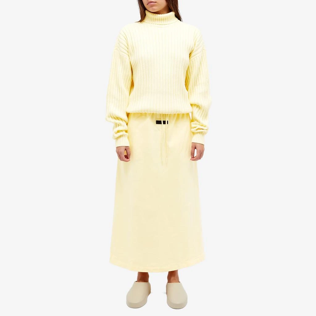 商品Essentials|Fear of God ESSENTIALS Long Skirt - Garden Yellow,价格¥480,第4张图片详细描述