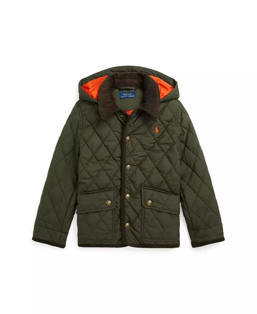 商品Ralph Lauren|Toddler and Little Boys Hooded Barn Jacket,价格¥772,第1张图片