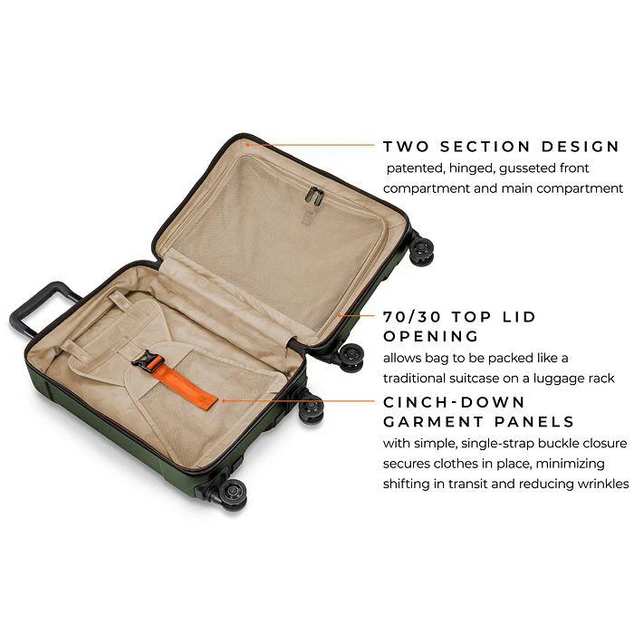 商品Briggs & Riley|The Torq Collection Domestic Carry-On Spinner,价格¥4152,第4张图片详细描述