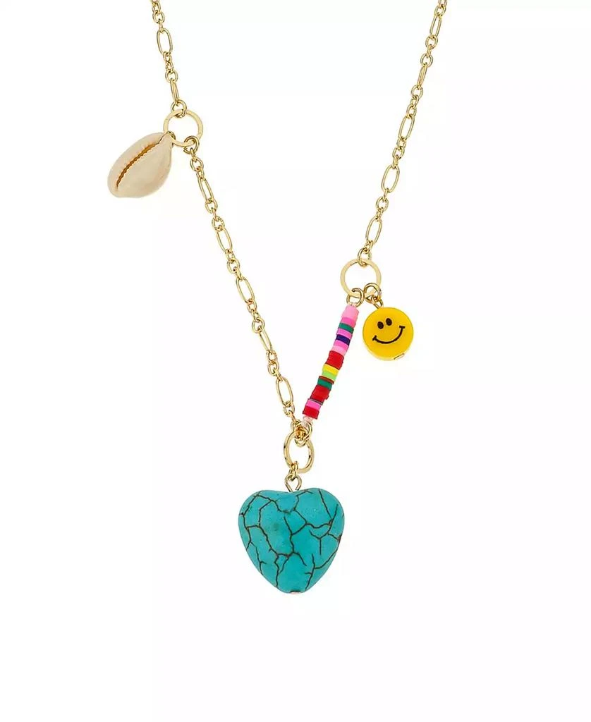 商品Ettika Jewelry|18K Gold Plated Chain Necklace with Beads,价格¥447,第2张图片详细描述