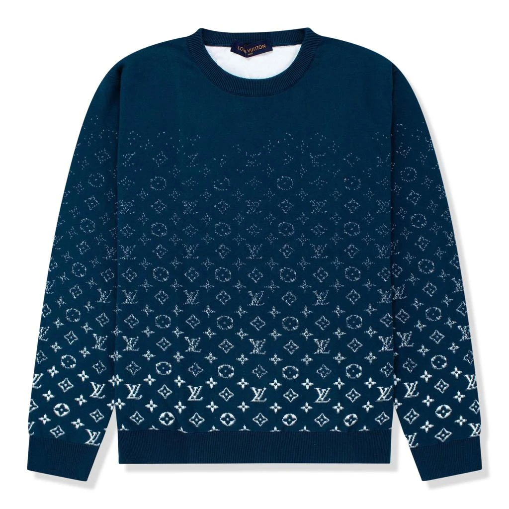 商品Louis Vuitton|Louis Vuitton Gradient Monogram Blue Knit,价格¥11244,第1张图片