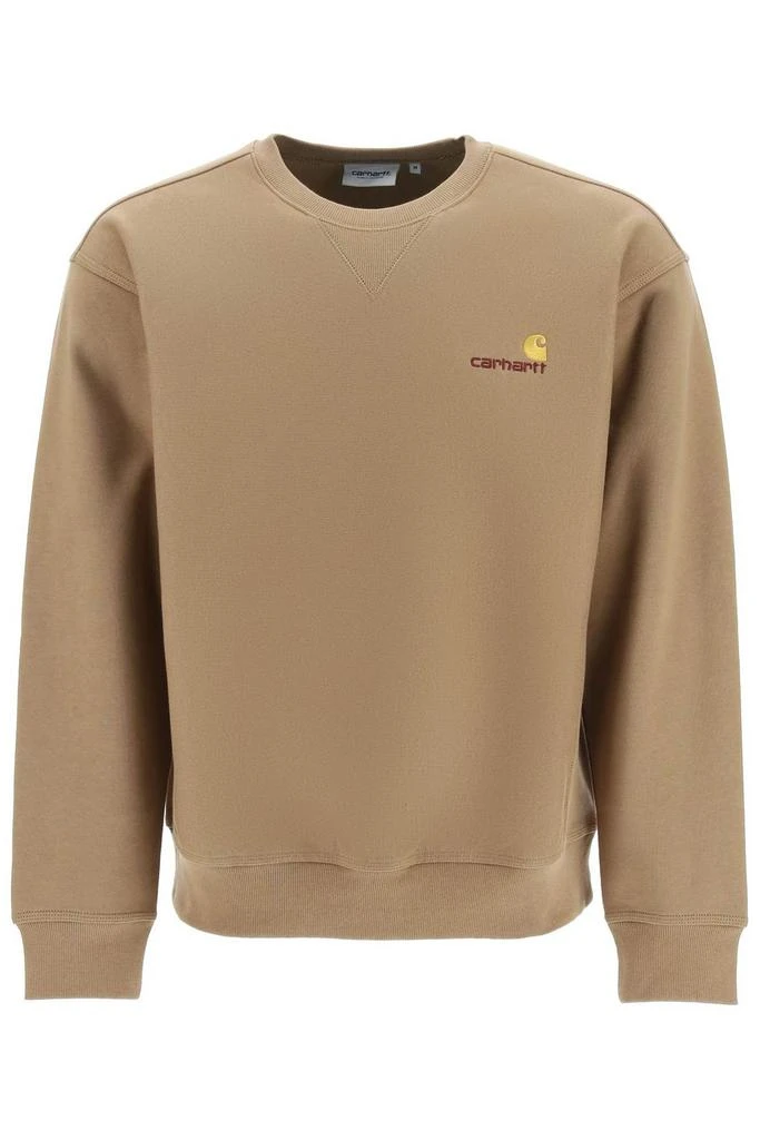 商品Carhartt WIP|Carhartt WIP Logo Embroidered Crewneck Sweatshirt,价格¥332,第1张图片