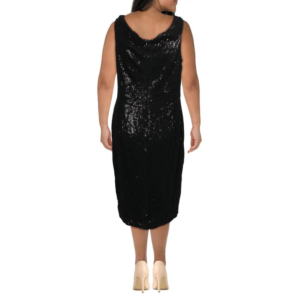 商品Ralph Lauren|Lauren Ralph Lauren Womens Maralyse Sequin Mini Cocktail and Party Dress,价格¥244,第2张图片详细描述