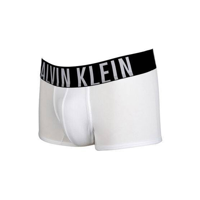 Calvin Klein 卡尔文 克莱恩 白色棉男士大码中腰平角内裤 NB1047-100商品第4张图片规格展示