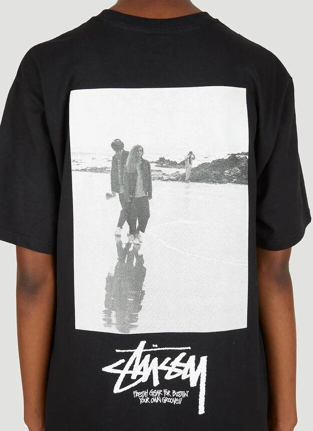 商品STUSSY|Low Tide T-Shirt in Black,价格¥349,第5张图片详细描述