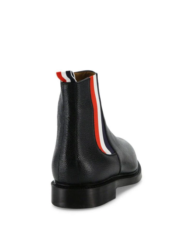 商品Thom Browne|Leather Tricolor Panel Chelsea Boots,价格¥3063,第2张图片详细描述