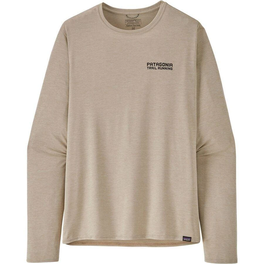 商品Patagonia|Cap Cool Daily Graphic Long-Sleeve Shirt - Lands - Men's,价格¥200,第2张图片详细描述