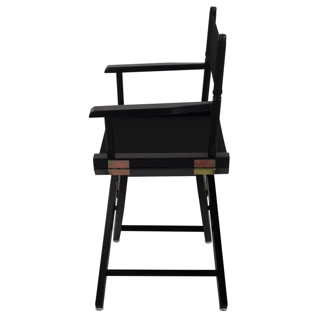 商品American Trails|Extra-Wide Premium 18"  Directors Chair Black Frame W/Black Color Cover,价格¥1016,第2张图片详细描述