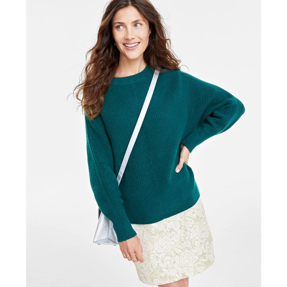 商品On 34th|Women's Dolman-Sleeve Crewneck Sweater, Created for Macy's,价格¥178,第1张图片