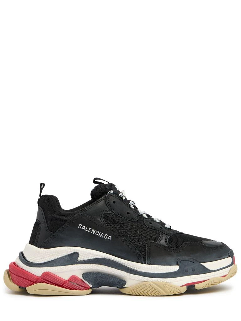 商品Balenciaga|Triple S Suede Leather & Mesh Sneakers,价格¥8507,第1张图片