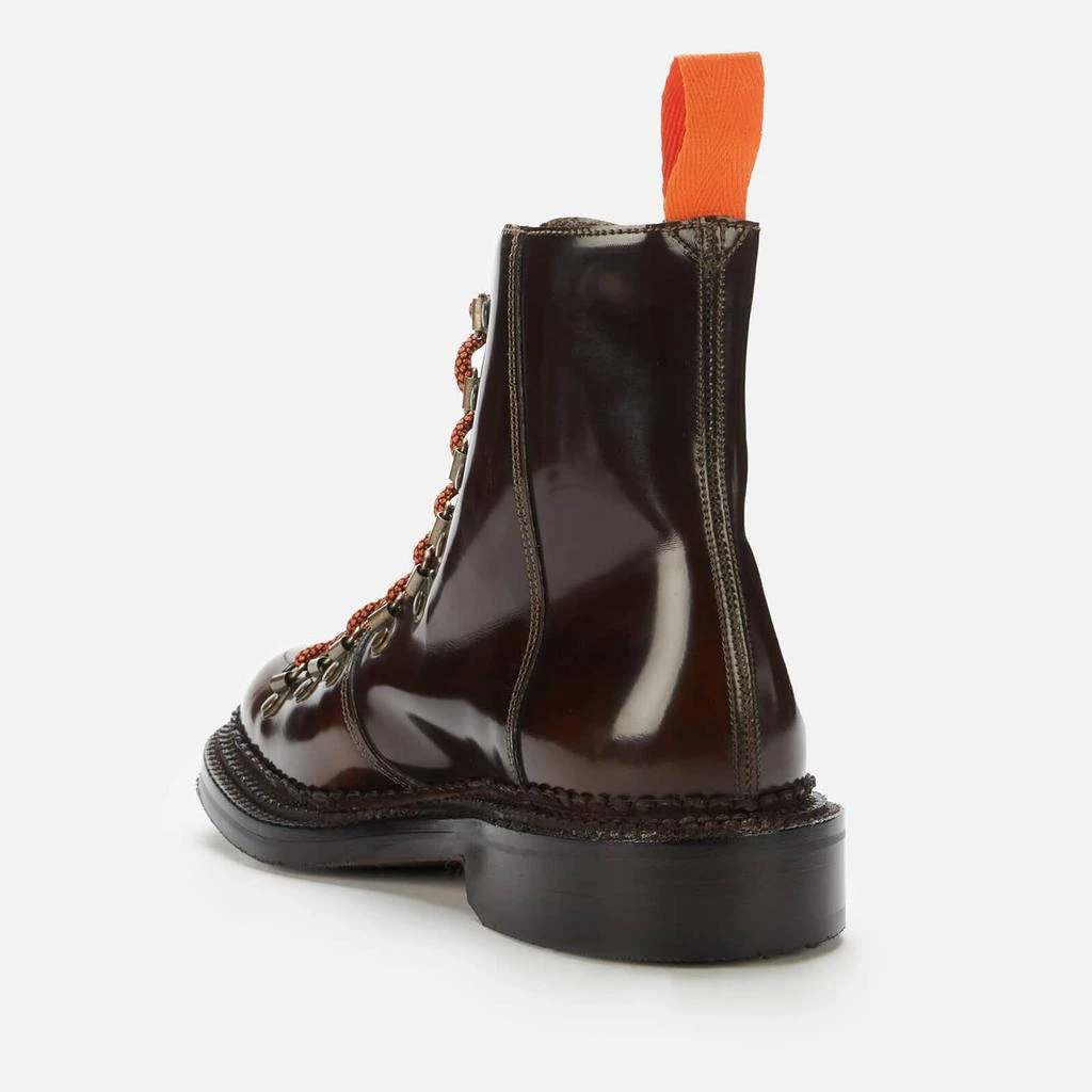 商品Grenson|GRENSON WOMEN'S NANETTE LEATHER HIKING LACE UP BOOTS - DARK BROWN,价格¥1419,第2张图片详细描述