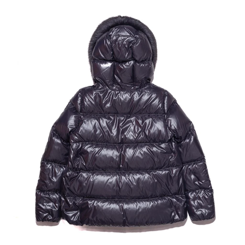 商品Moncler|Moncler Laiche Quilted Hooded Down Jacket with Removable Faux Fur Trim Black,价格¥14570,第2张图片详细描述