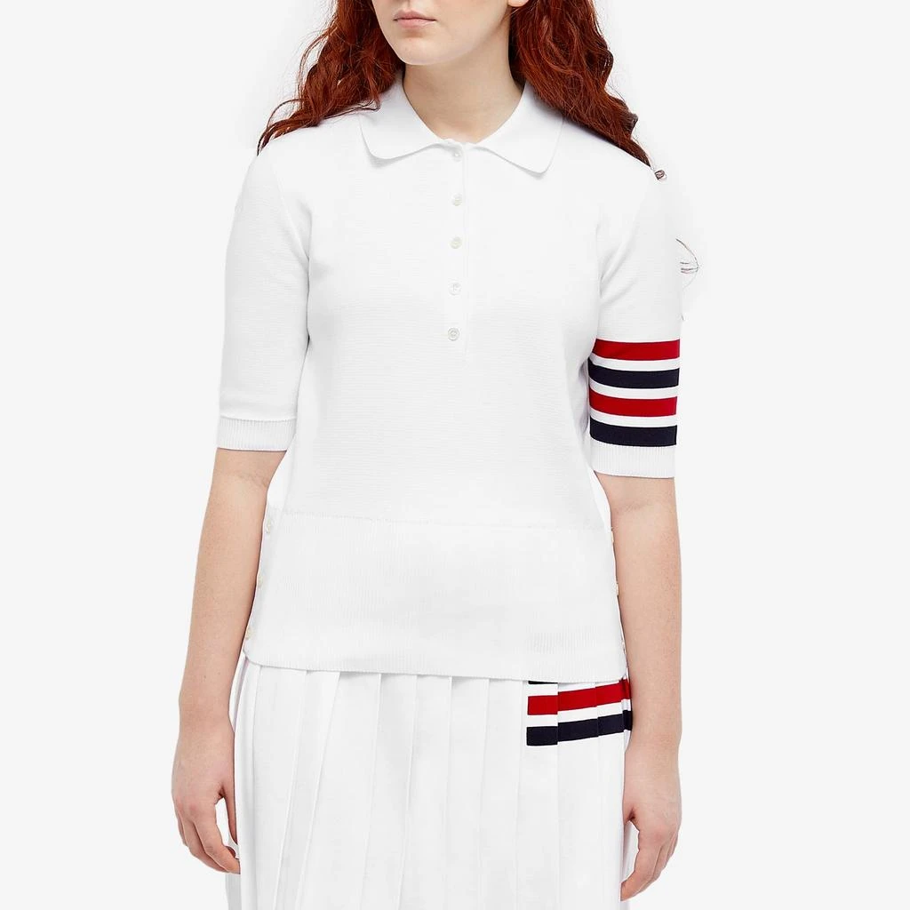 商品Thom Browne|Thom Browne 4 Bar Polo Top,价格¥3490,第2张图片详细描述