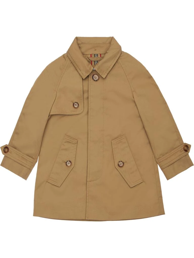 商品Burberry|Hooded Cotton Trench Coat,价格¥3670,第5张图片详细描述