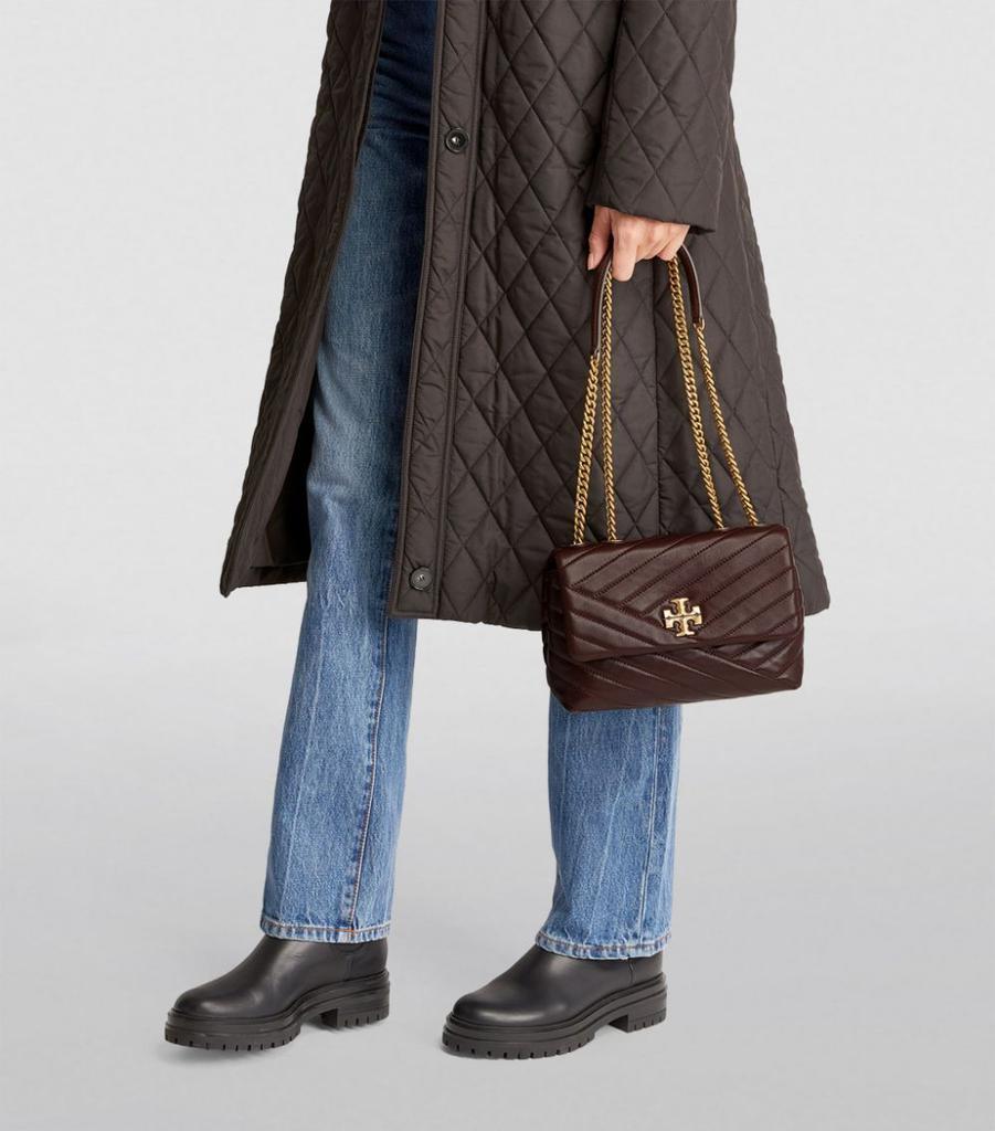 商品Tory Burch|Leather Chevron Kira Shoulder Bag,价格¥4193,第7张图片详细描述