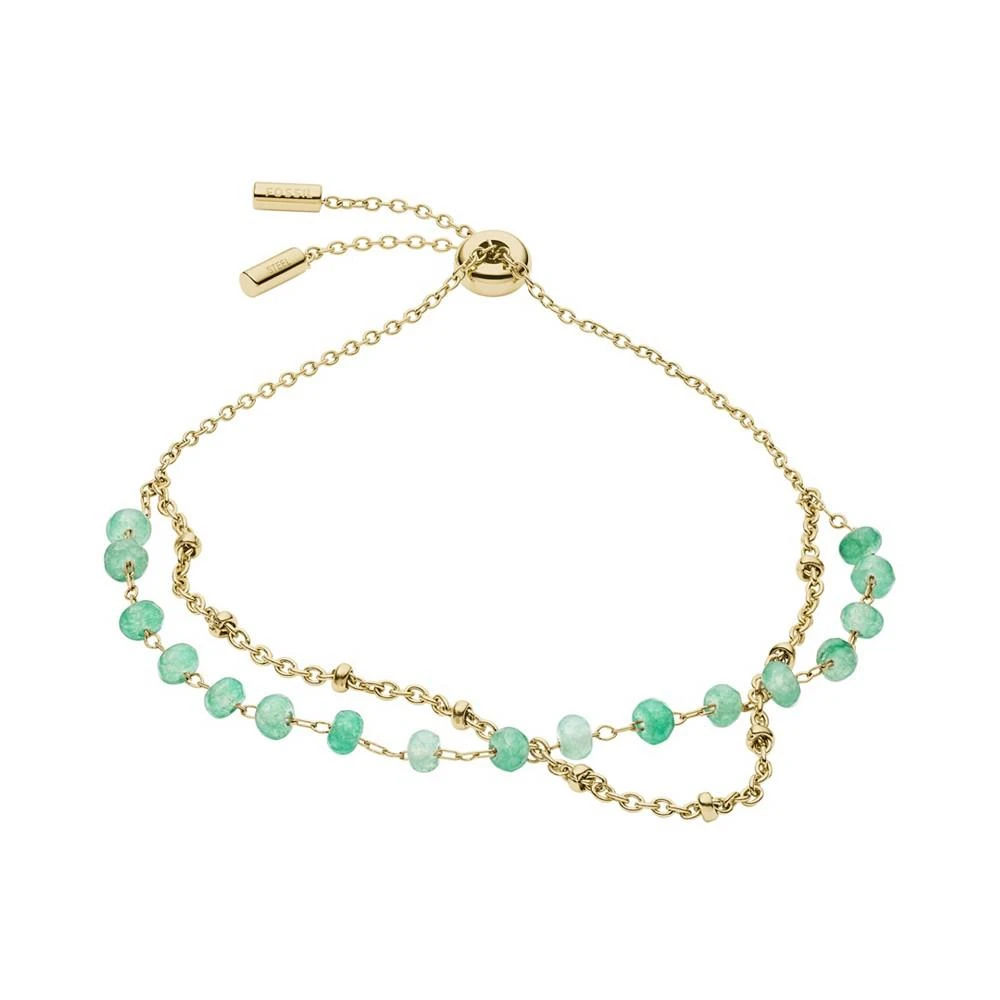 商品Fossil|Georgia Modern Meadows Jade Beaded Bracelet,价格¥337,第1张图片