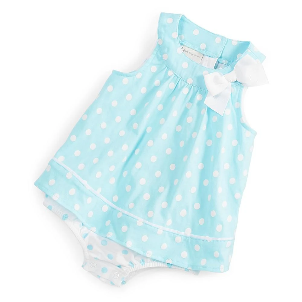 商品First Impressions|Baby Girls Polka Dot Sunsuit, Created for Macy's,价格¥95,第1张图片