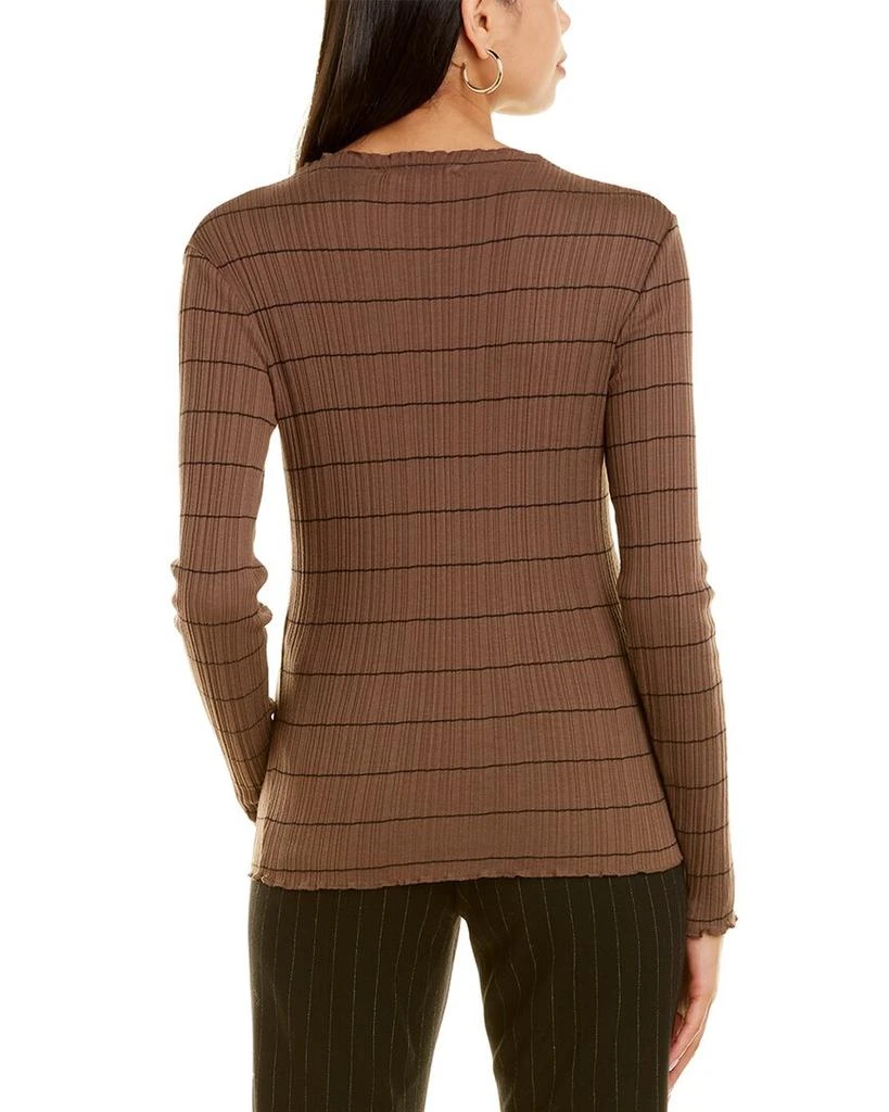 商品Vince|Vince Variegated Stripe Mock Neck Sweater,价格¥441,第2张图片详细描述