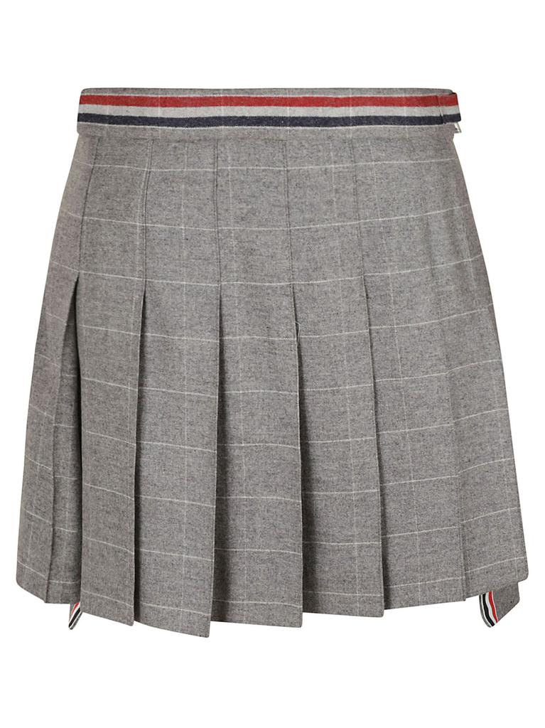 Thom Browne Thigh Length Dropped Back Pleated Skirt商品第1张图片规格展示