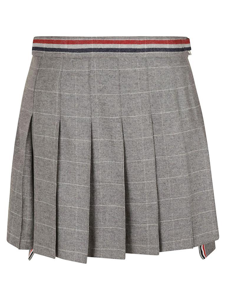 商品Thom Browne|Thom Browne Thigh Length Dropped Back Pleated Skirt,价格¥8349,第1张图片