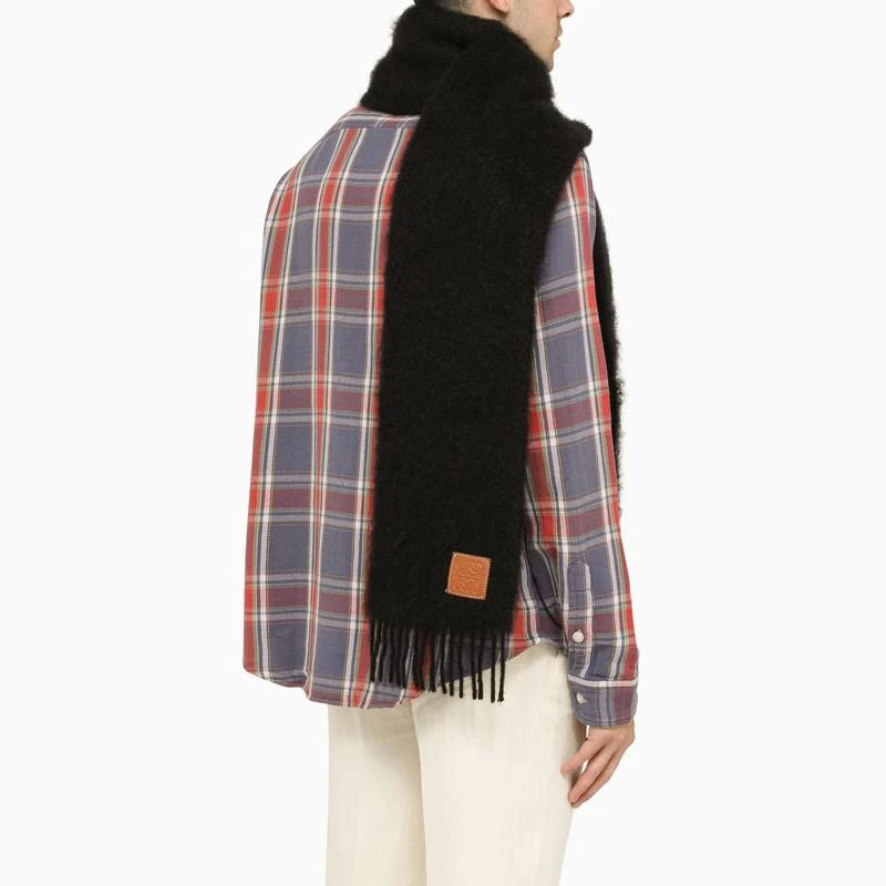 商品Loewe|Black wool and mohair scarf,价格¥1785,第2张图片详细描述