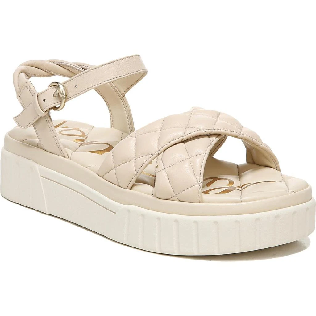 商品Sam Edelman|Sam Edelman Womens Gavril Leather Slingback Flatform Sandals,价格¥634,第1张图片