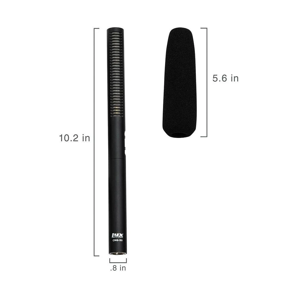 商品Lyxpro|Condenser Shotgun Microphone, CMG-50 Small Shotgun Mic,价格¥598,第3张图片详细描述