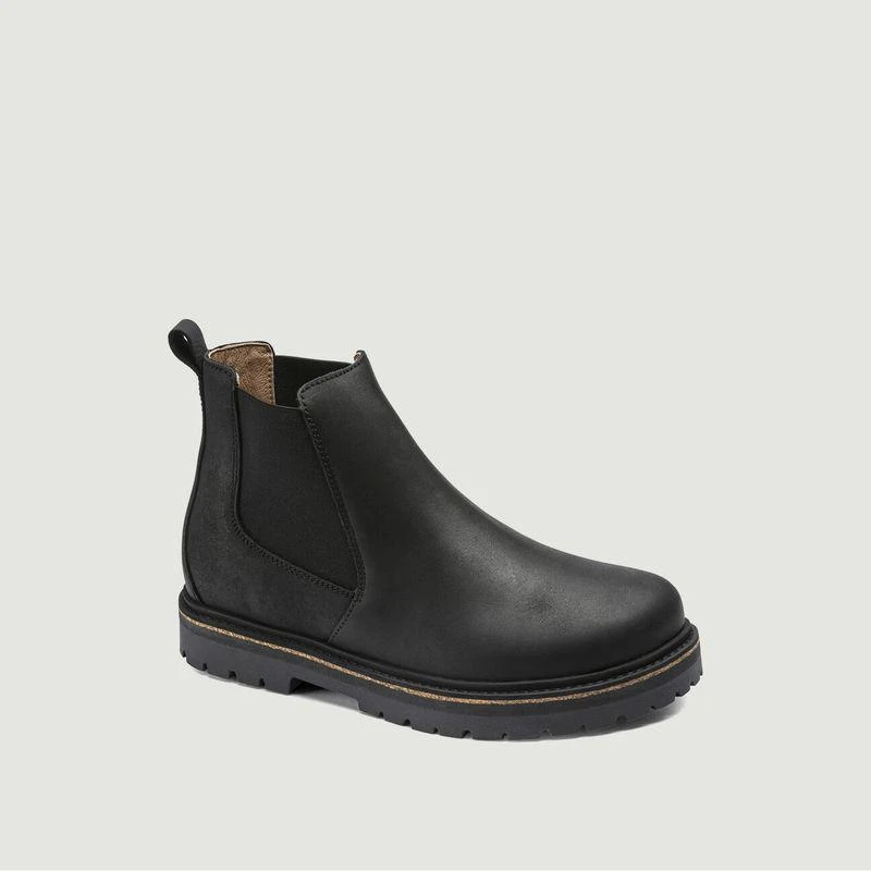 商品Birkenstock|Chelsea boots in nubuck Stalon Black BIRKENSTOCK,价格¥751,第2张图片详细描述