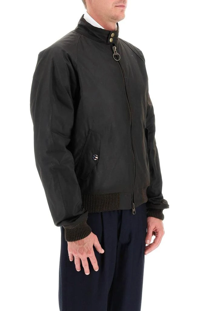 商品Barbour|'MERCHANT' BOMBER JACKET IN COATED COTTON,价格¥2992,第3张图片详细描述