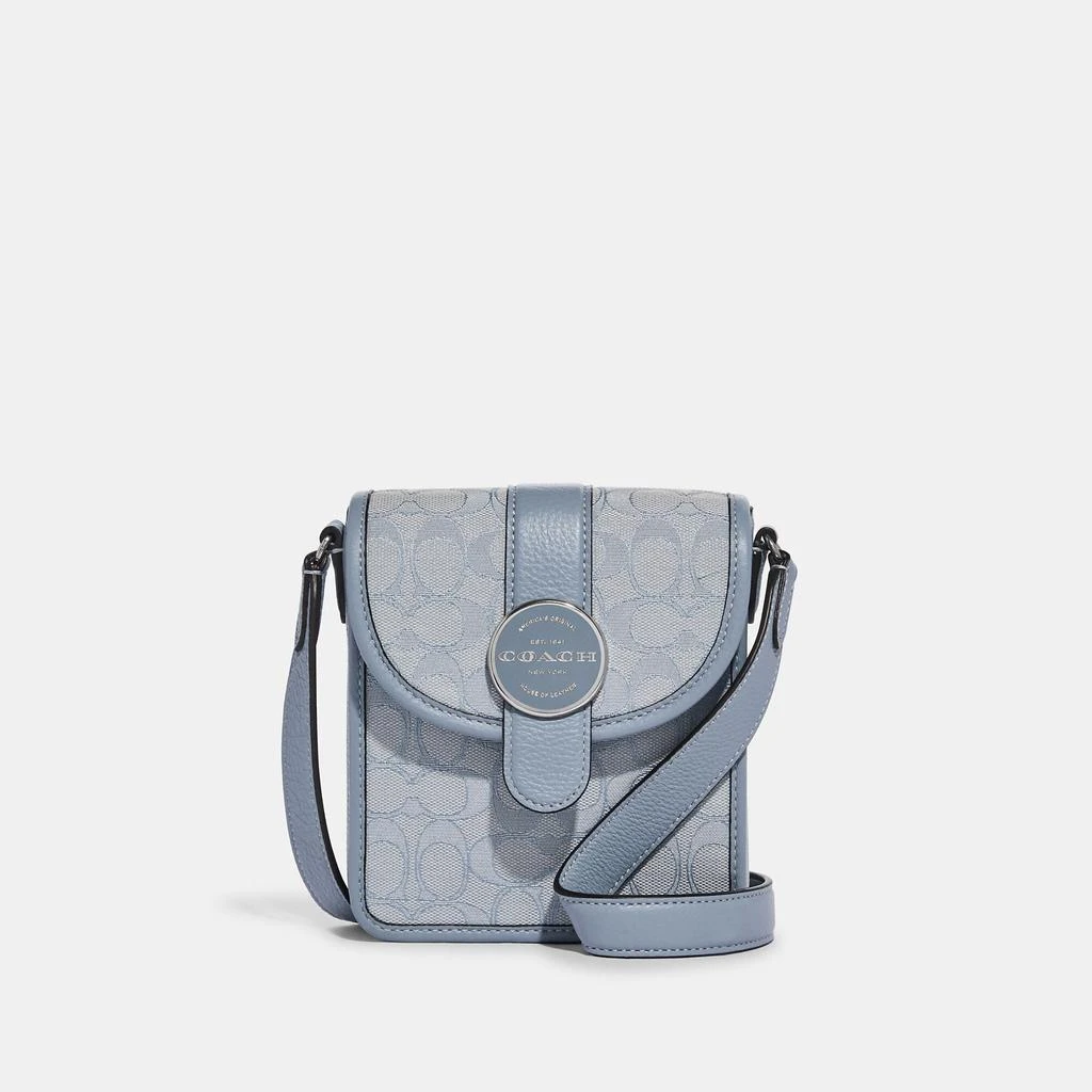 Coach Outlet Coach Outlet North/South Lonnie Crossbody In Signature Jacquard 10