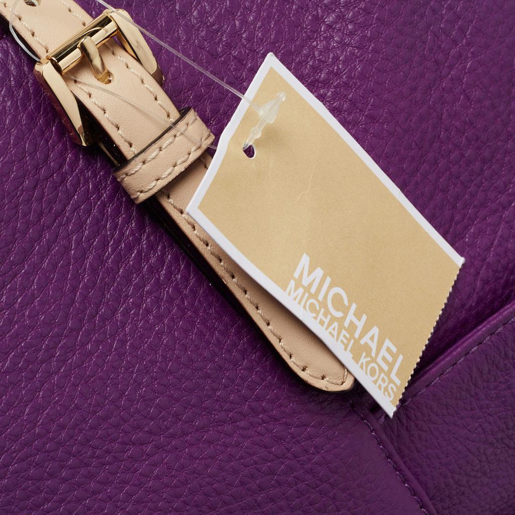 商品Michael Kors|MICHAEL Michael Kors Purple Leather Top Zip Jet Set Tote,价格¥1731,第7张图片详细描述