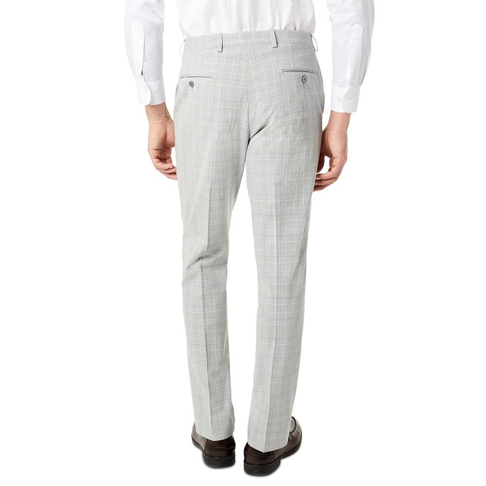 商品Ralph Lauren|Men's Classic-Fit Seersucker Plaid Suit Separate Pants,价格¥221,第4张图片详细描述