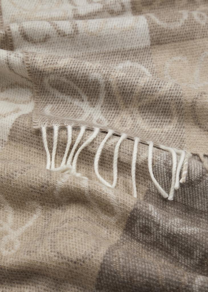 商品Loewe|Logo-intarsia wool-blend scarf,价格¥2397,第5张图片详细描述